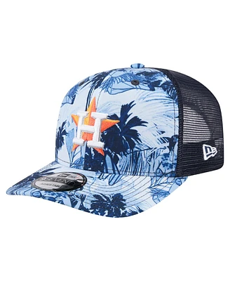 New Era Men's Navy Houston Astros Hula Trucker 9SEVENTY Adjustable Hat