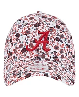 New Era Women's White Alabama Crimson Tide Blooming 9TWENTY Adjustable Hat
