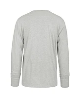 '47 Brand Men's Gray Chicago Cubs Circle Change Franklin Long Sleeve T-Shirt