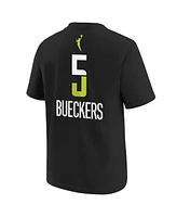 Nike Big Boys and Girls Paige Bueckers Black Dallas Wings 2025 Wnba Draft Rebel Name Number T-Shirt