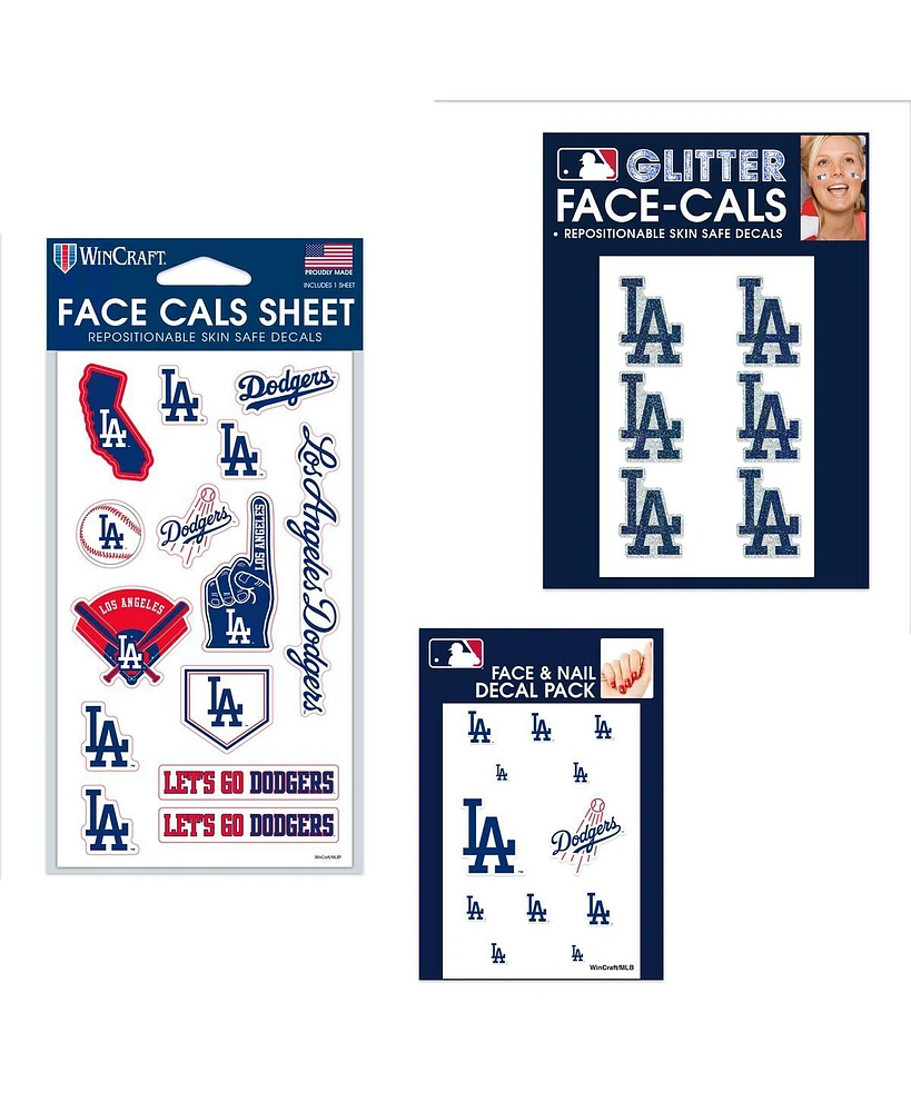 Wincraft Los Angeles Dodgers 4" x 7" Waterless Tattoos Set