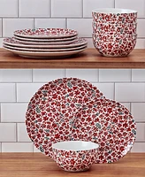 Pfaltzgraff Radiant Blossom 12-Pc. Dinnerware Set, Service for 4