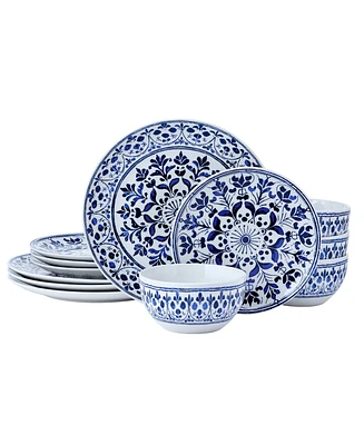 Pfaltzgraff Medallion Radiance 12-Pc. Dinnerware Set, Service for 4
