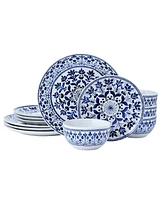 Pfaltzgraff Medallion Radiance 12-Pc. Dinnerware Set, Service for 4