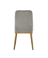 Luis Easy to Assemble and Ergonomic Dining Chair ,Set of 2