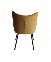 Velvet and Modern Dining Chair for Stylish Kitchen or Dining Room Seating