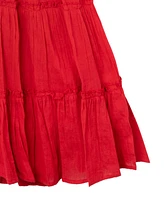 Rare Editions Big Girls Crochet Gauze Dress