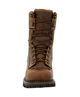 Georgia Boot Men's Amp Lt Low Heel Logger Composite Toe Waterproof Work