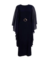 Quiz Women's Chiffon Frill Midi Dress