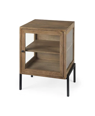 Versatile Solid Wood Square End Table – Perfect for Any Room