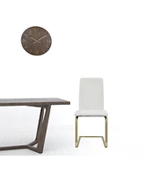 Set of 2 Modern Dining Chairs for Kitchen Table or Home Seating