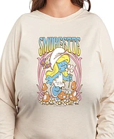 Hybrid Apparel Plus The Smurfette Graphic Pullover T-Shirt