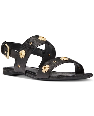 kate Spade new york Women's Flower Studded Flat Sandals