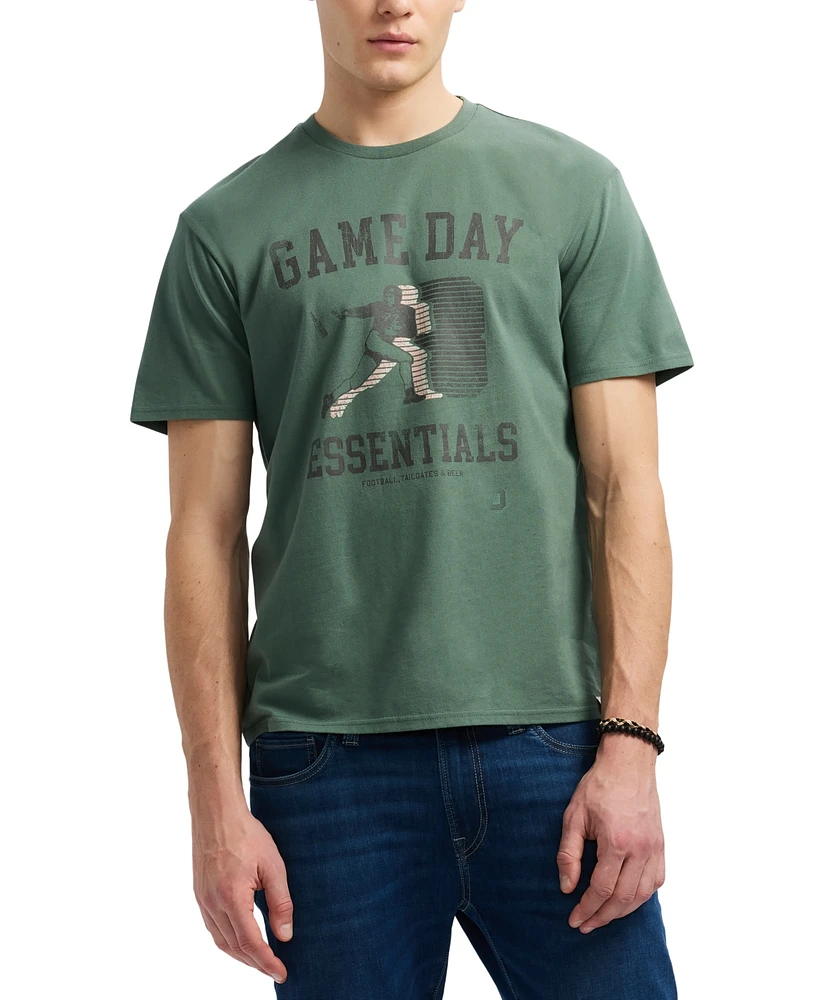 Men's Titus Relaxed Fit Short Sleeve Crewneck Game Day Essentials Graphic T-Shirt