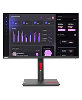 Lenovo ThinkVision T24i-30 23.8" 16:9 Full Hd Ips Wled Lcd Monitor, Raven Black
