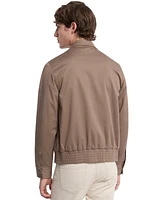 Michael Kors Men's Lightweight Long Sleeve Zip-Front Harrington Jacket