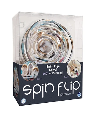 Spin Flip Puzzle: Puppies & Kittens 2L
