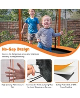 Unique Flower Shape Trampoline with Galvanized Steel Frame