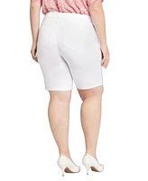 Nydj Plus Briella Denim Shorts