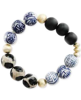 Michael Gabriel Designs Royal Azure Multi Colored Stretchy Bracelet