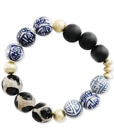 Michael Gabriel Designs Royal Azure Multi Colored Stretchy Bracelet