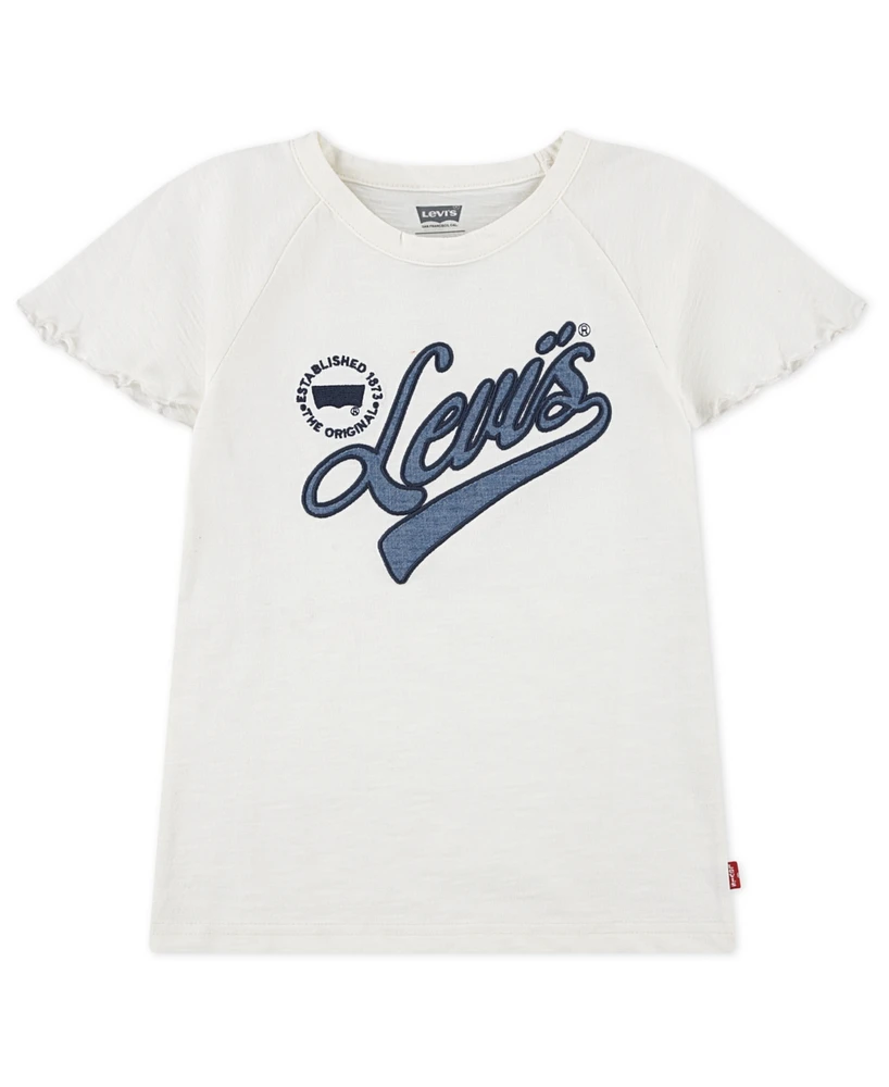 Levi's Little Girls Flounce Raglan T-Shirt