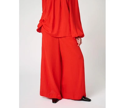 WeWoreWhat Women's Wide Leg Pant