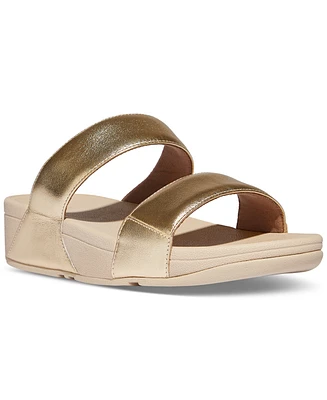 FitFlop Women's Lulu Leather Slide Sandals