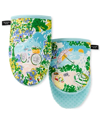 kate spade new york Spring Garden Mini Mitt Set, 5.5" x 8"