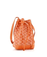 Pre-Owned Goyard Pm Petit Flot Bucket Bag Coated Canvas