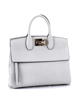 Pre-Owned Salvatore Ferragamo Small Studio Satchel Leather