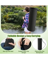 Indoor outdoor Sleeping mat with High density foam Cushion and Carrying Bag