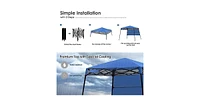 7 x Feet Pop-up Canopy Tent with Carry Bag and 4 Stakes