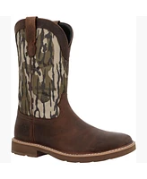 Georgia Boot Men's Core 37 Western 11" Mossy Oak Pull On