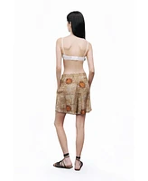 Nocturne Women's Patterned Mini Shorts