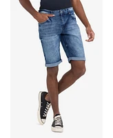 Cultura Men's Roll Up Denim Shorts