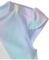 adidas Baby Girls Short Sleeve Printed Shortie Romper