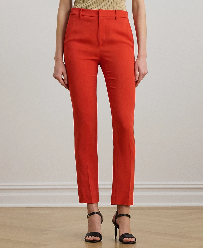 Lauren Ralph Petite Stretch Cady Cropped Pants