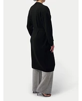 Gobi Cashmere Maternity Long Robe