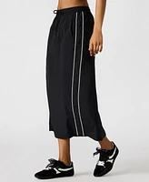 Steve Madden Women's Danielle Drawstring-Waist Maxi Skirt