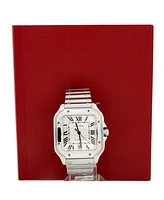 Pre-Owned Cartier Santos de Cartier Automatic Watch in Stainless Steel 40mm