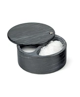 Rsvp International 5 Ounce Marble Salt Box with Hinged Lid