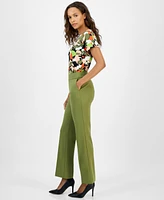 Ak Anne Klein Petite Cool Crepe Pants