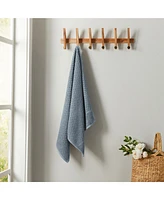 Linery & Co. Quick-Drying Cotton Diamond Waffle Textured 4-Piece Bath Towel Set