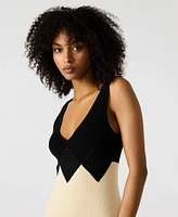Steve Madden Women's Prunella Colorblocked Midi Dress