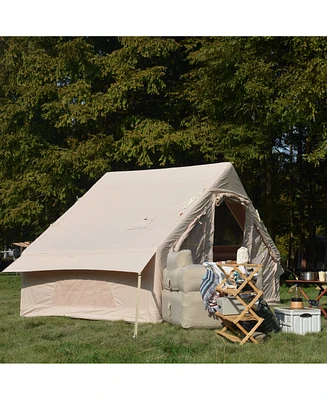 Mondawe Inflatable Camping Tent Easy Setup 4 Season Glamping