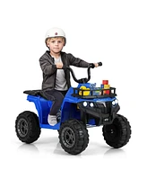 6V Kids Ride On Electric Atv with Led Headlights and MP3 Player