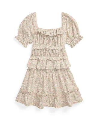 Polo Ralph Lauren Toddler and Little Girls 2-Piece Floral Top Skirt Set