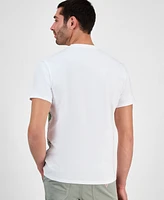 Guess Men's Urban Palm Tree Short Sleeve Crewneck Graphic T-Shirt