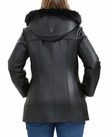 Bgsd Plus Flora Leather Toggle Coat